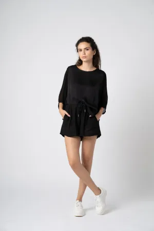 Astrid  Fireside Chiffon Top