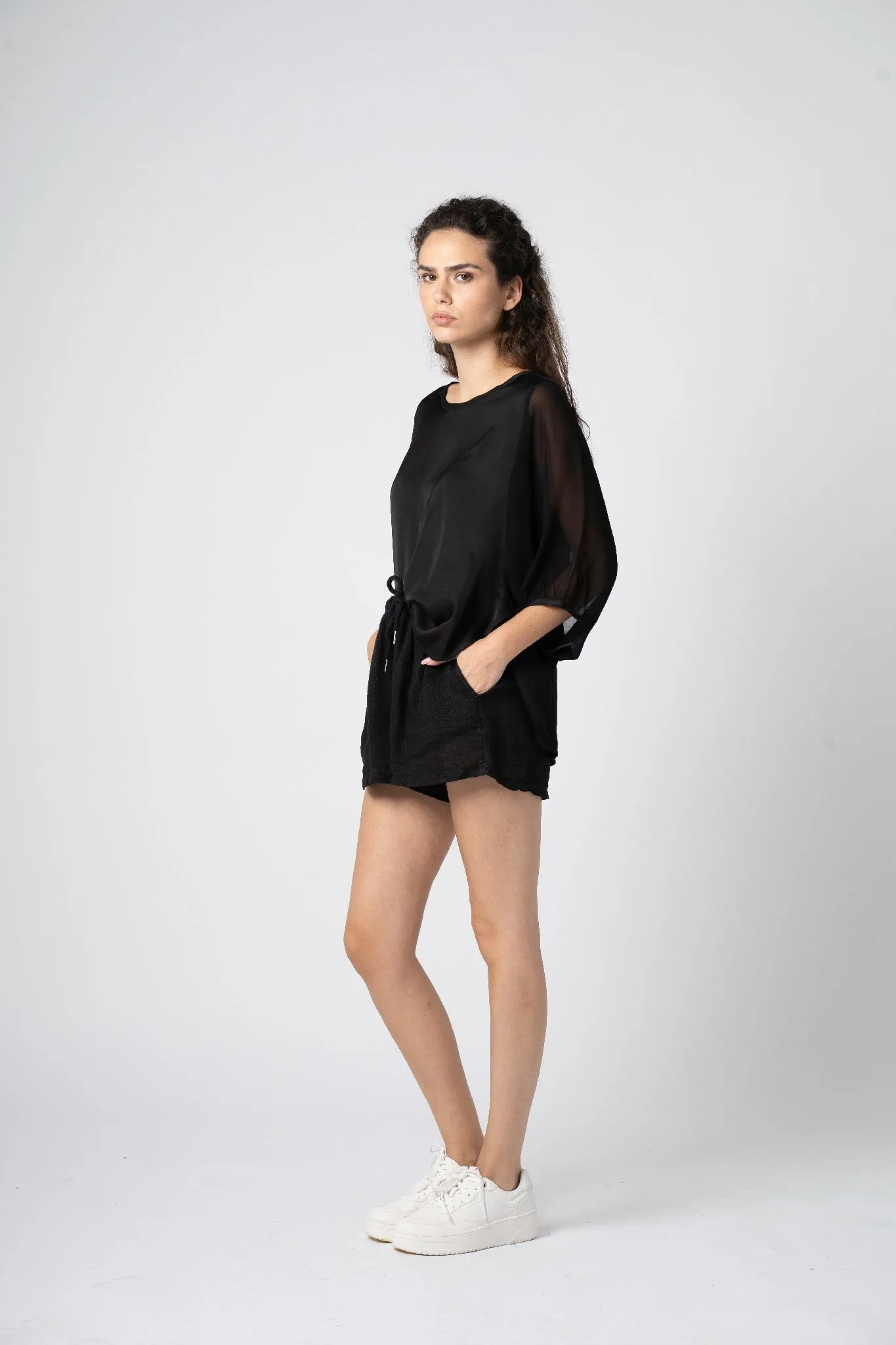 Astrid  Fireside Chiffon Top