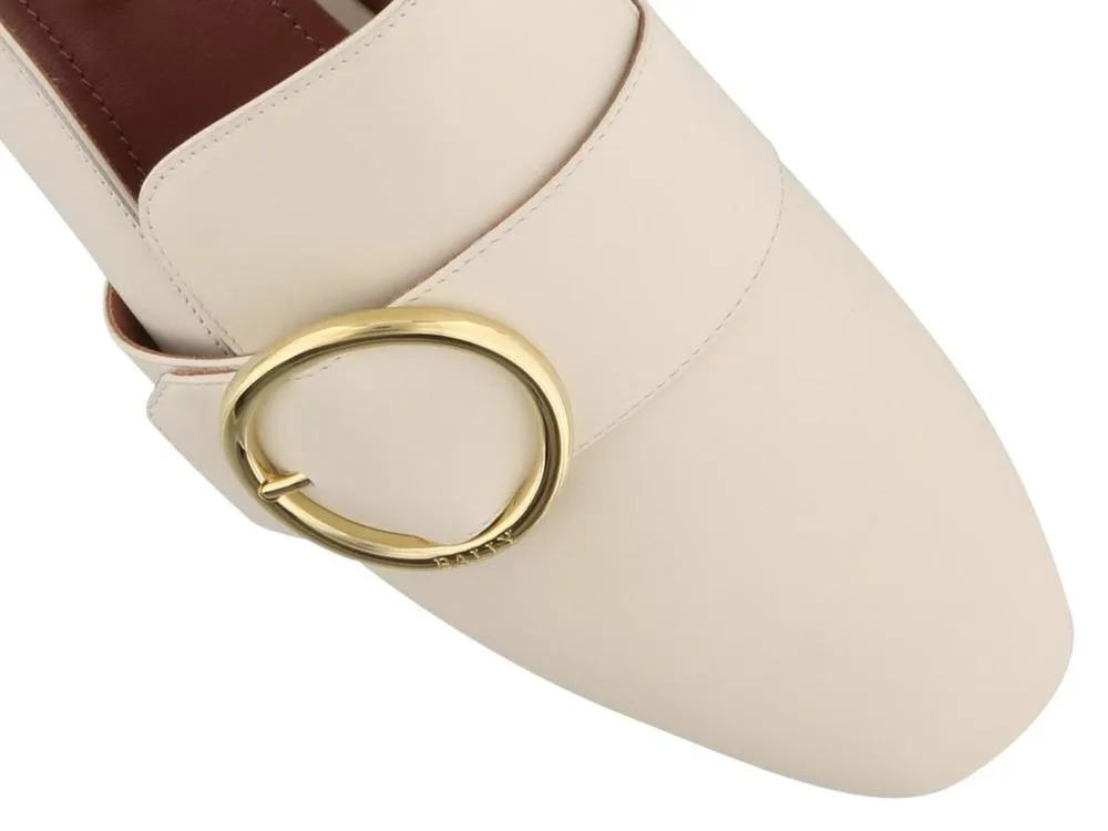 Bally Lottie Buckle Loafers