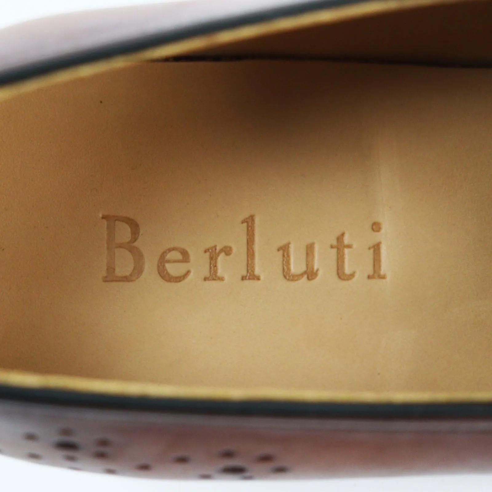 Berluti Medallion Coin Leather Loafers Brown 8