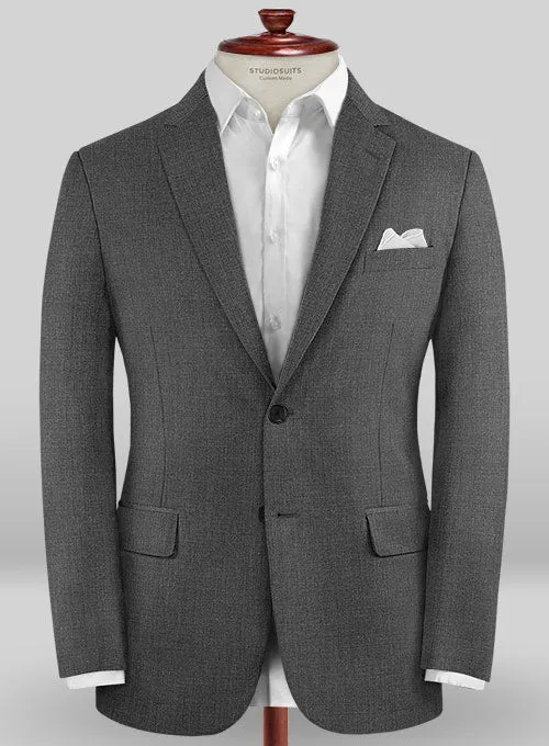 Caccioppoli Sun Dream Sojera Charcoal Wool Silk Suit