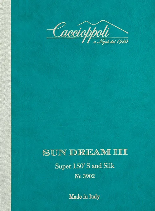 Caccioppoli Sun Dream Zorati Blue Wool Silk Jacket