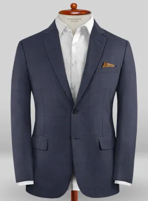 Caccioppoli Sun Dream Zorati Blue Wool Silk Jacket