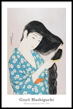 Goyō Hashiguchi - Woman Combing Her Hair
