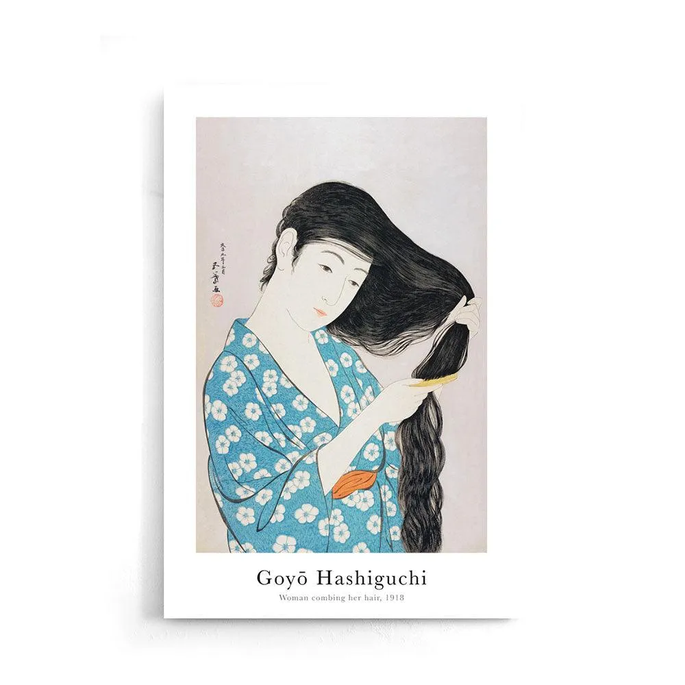 Goyō Hashiguchi - Woman Combing Her Hair