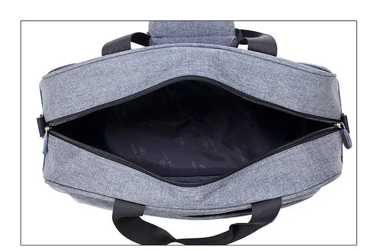 Men's Large Waterproof Travel Bag - Foldable, Durable, 20-35L Capacity