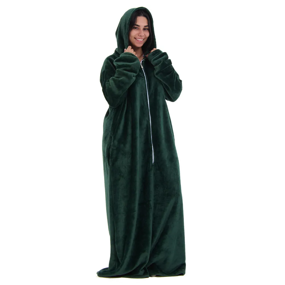 Snuggs Wearable Blanket Monk Green