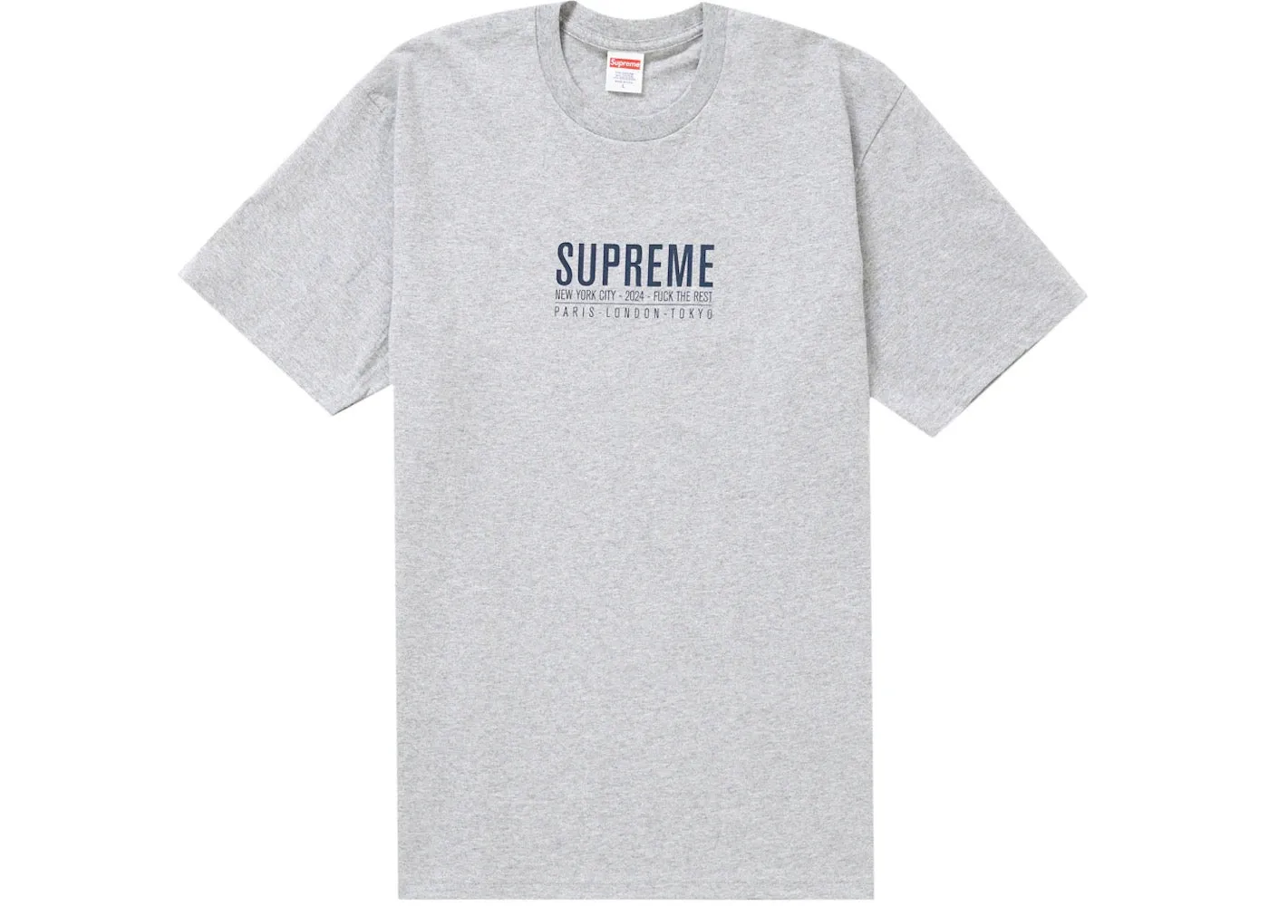 Supreme Paris Tee "Heather Grey"